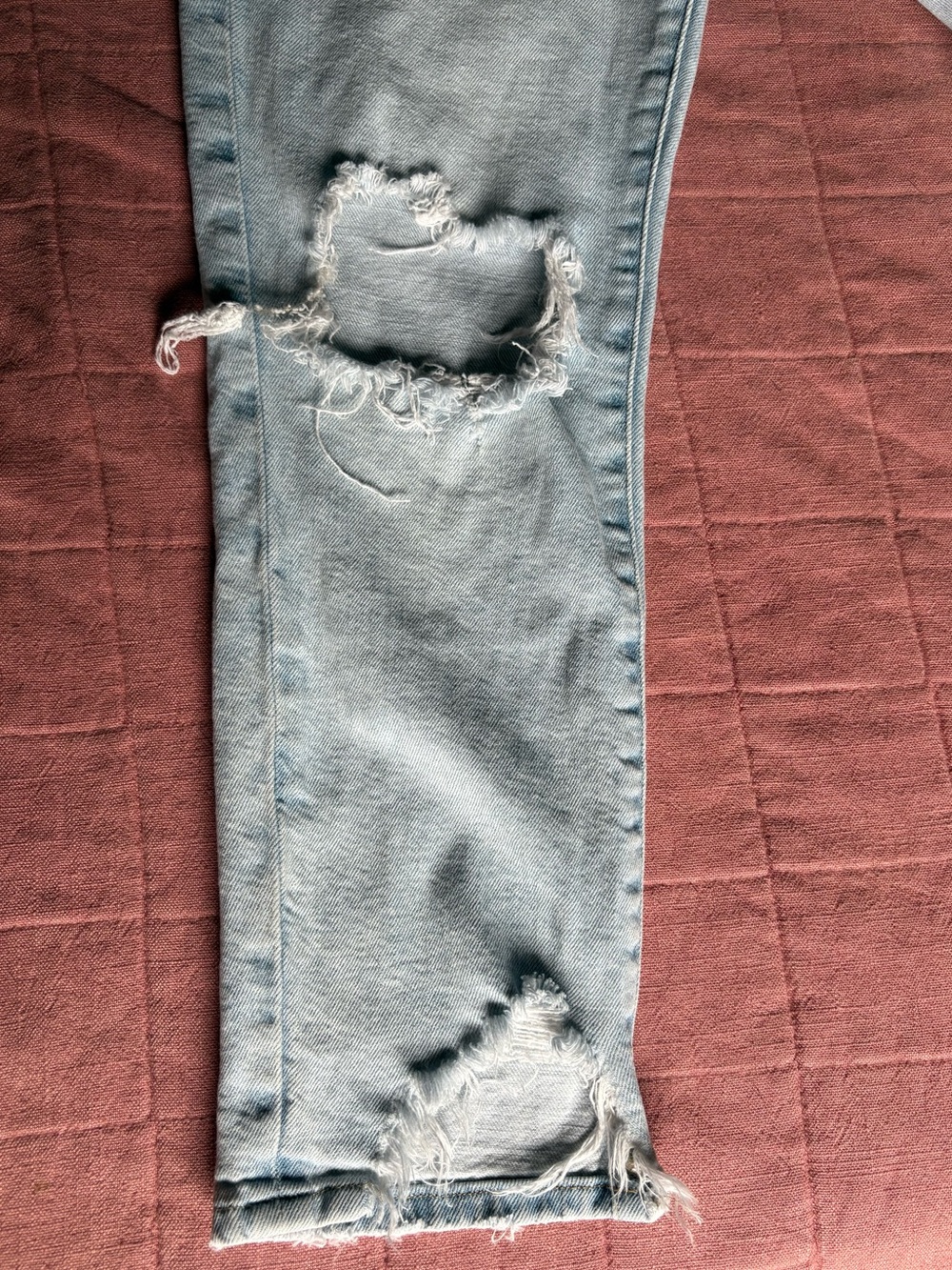Frame Jeans- Le garçon crop- Size 29- Fall Denim- Distressed Raw Hem - Picture 10 of 14